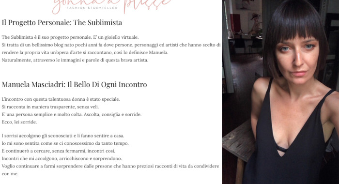 Intervista per GonnaPlisse