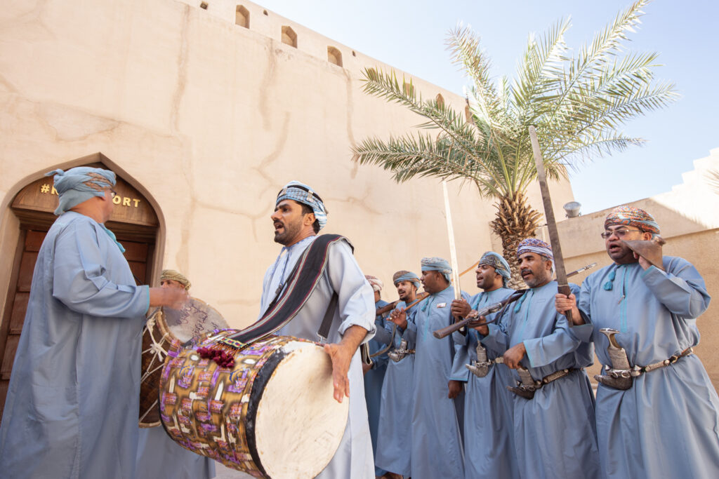 Oman fortezza musica spettacolo
